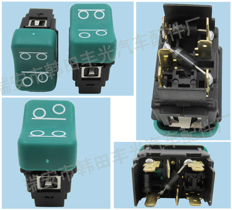 Venta directa de fábrica conveniente para scania interruptor del coche forrado placa botón cubierta verde elevador 6 pin 353627 pic 5