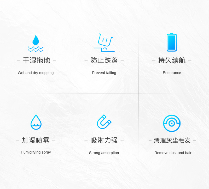 拖地机器人小家电 K555新款懒人家用清洁机干湿两用仿人工擦地机详情3