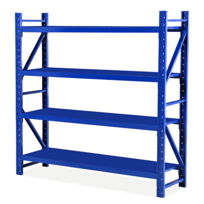 Ningbo shelf storage mobile combination shelf, home warehouse light shelf, four-layer medium shelf, 2024 details Picture