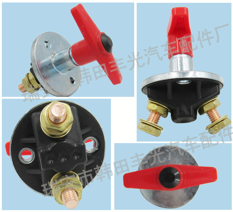 Factory direct sales, suitable for 12V-60V car high-current rotary power main switch 200A battery button A805 pic 5