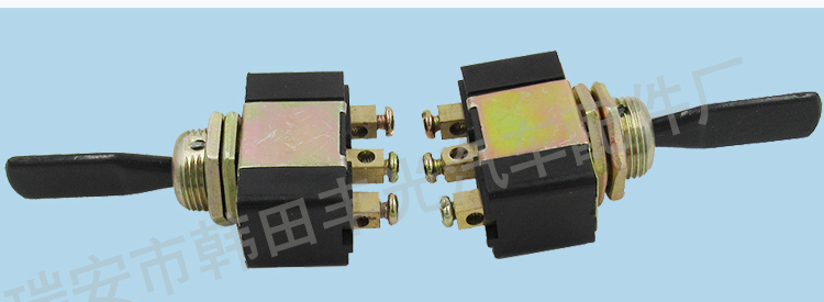 厂家直销 汽车农用车三轮车塑料手柄仪表灯按钮开关JK812-1黑色详情6