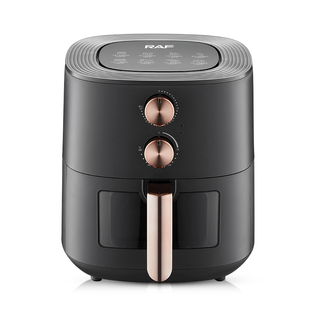 RAF Cross-border European standard visual air fryer, oil-free household French fries machine, fully automatic large capacity 8L electric fryer Specification image
