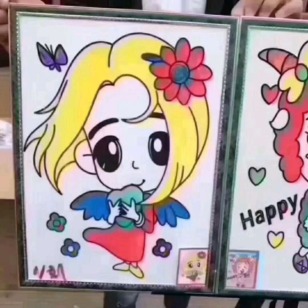 白底款 涂鸦画板DIY开发智力儿童涂鸦画板送画架画板批发公园夜市货源 玩具益智玩具画写板儿童玩具