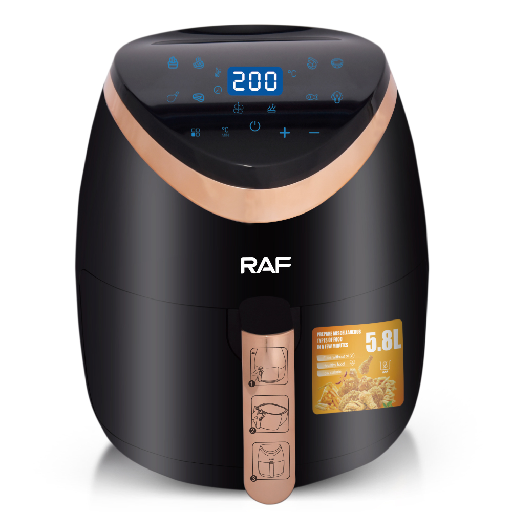 RAF European and American standard cross-border smart touch air fryer 5.8L large capacity household fully automatic smart multi-functional pic 16