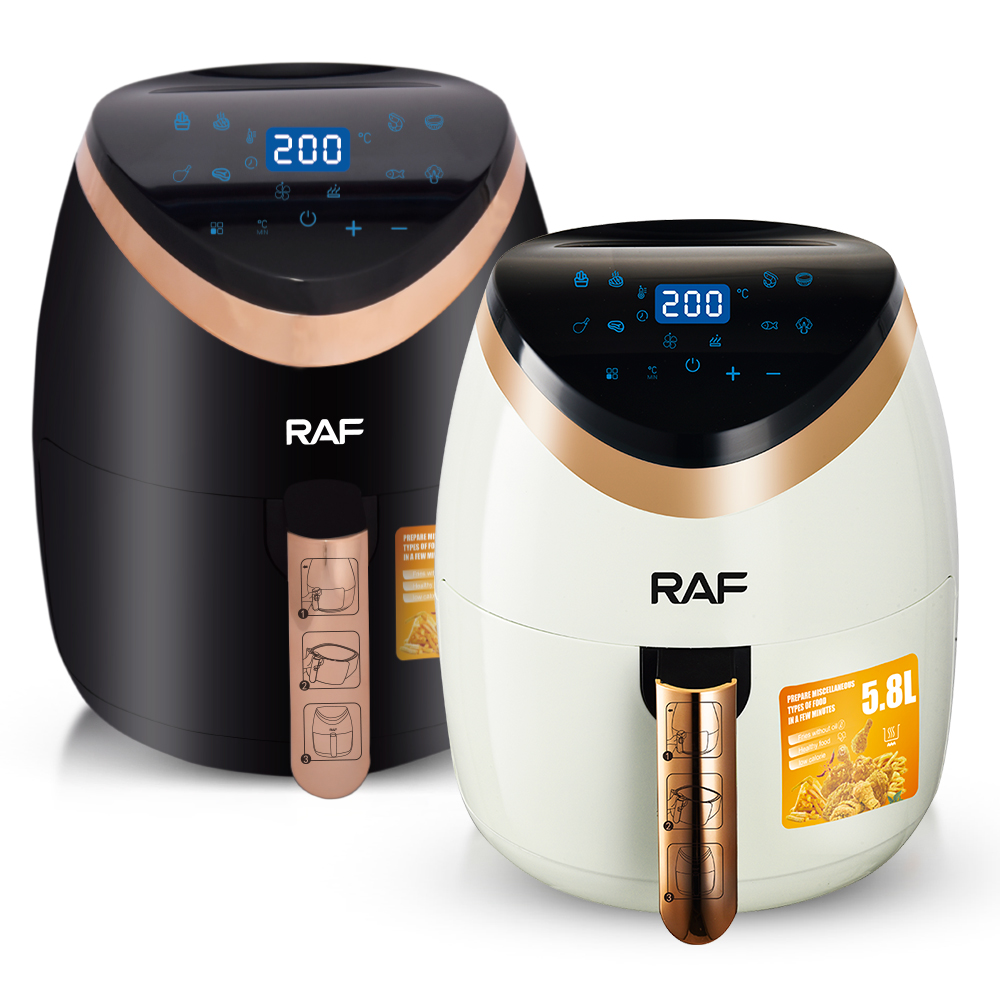RAF European and American standard cross-border smart touch air fryer 5.8L large capacity household fully automatic smart multi-functional pic 14