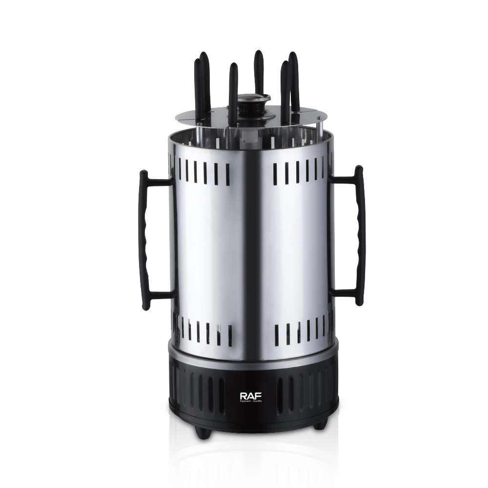 RAF European standard cross-border barbecue grill, skewer machine, household multi-functional grilling and frying all-in-one, smoke-free charcoal grill pic 5
