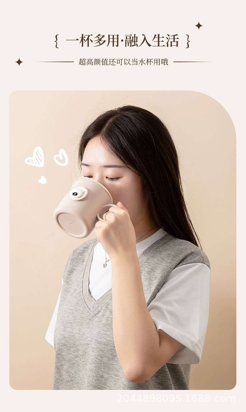 J11-0304 Student mouthwash Cup Toothbrush Cup, two-color creative thickened simple toothbrush cup with handle, mouthwash cup toothbrush brushing cup detail image 19