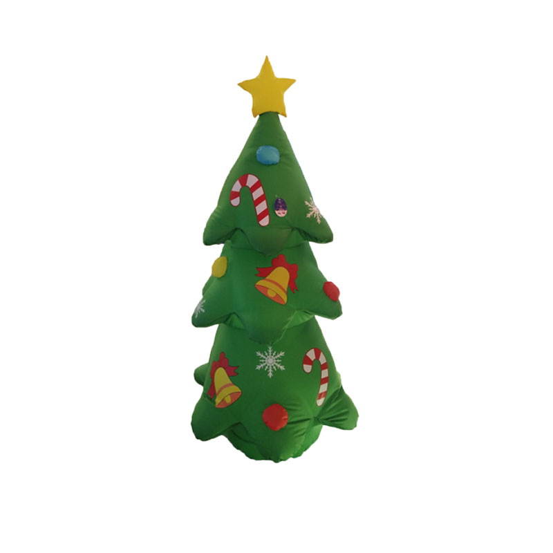 The cross-border hot sale coincides with the Christmas inflatable 1.3-meter cute Christmas tree. Wholesale of indoor and outdoor Christmas scene decoration