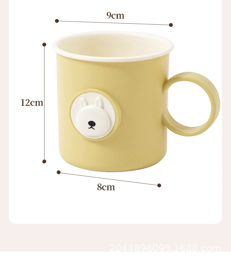 J11-0304 Student mouthwash Cup Toothbrush Cup, two-color creative thickened simple toothbrush cup with handle, mouthwash cup toothbrush brushing cup detail image 16