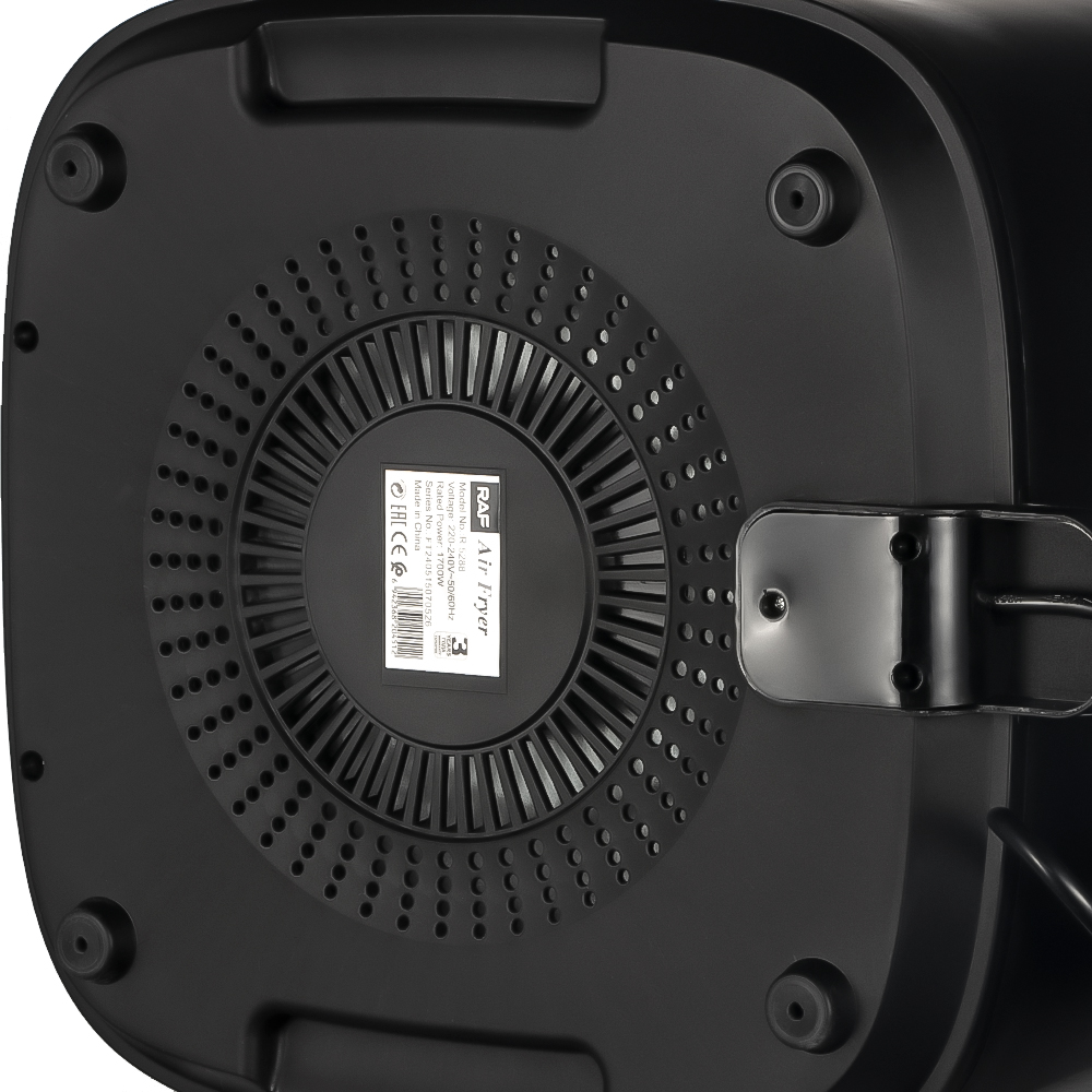 RAF European standard cross-border air fryer, large capacity, multi-functional, smart home digital display electric fryer, 8L, no smoke, R.5288 pic 9