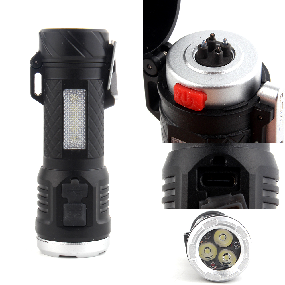 电筒非洲/强光手电/露营/G80手电筒/三眼小怪兽产品图