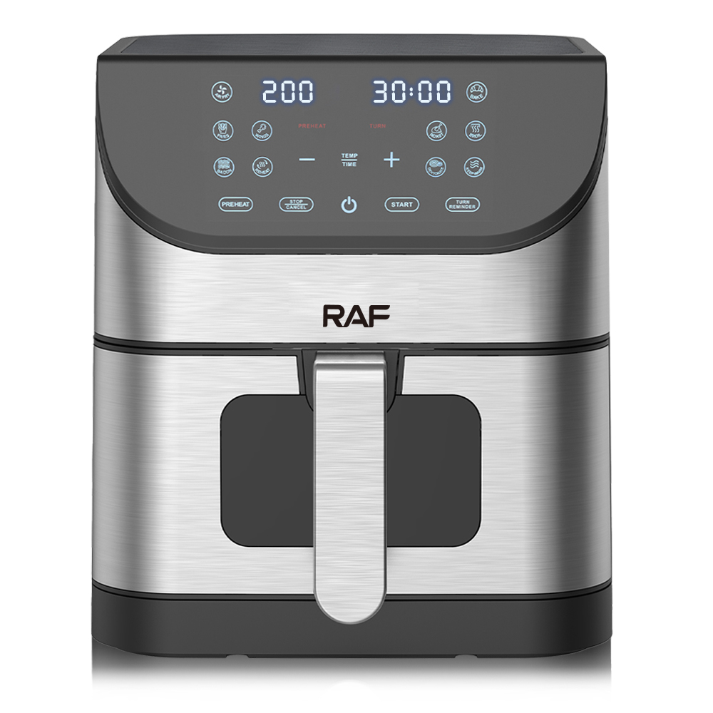 RAF European standard cross-border visual air fryer, LCD touch, household multi-functional electric fryer, 6L large capacity pic 13