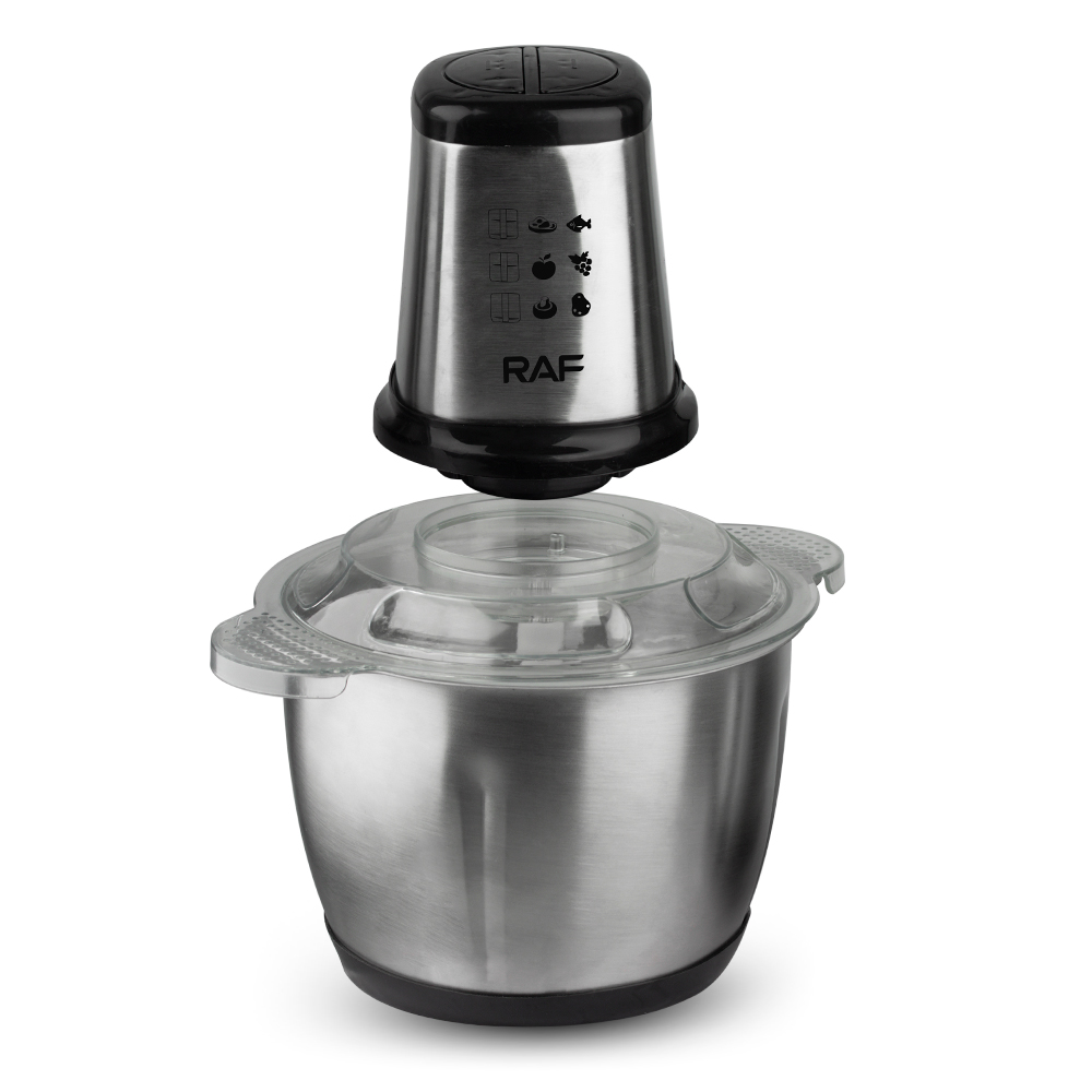 RAF European standard large-capacity meat grinder, household stainless steel electric food processor, multi-functional kitchen meat grinder Specification image