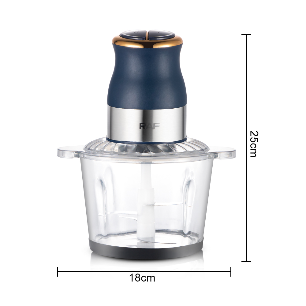 RAF European standard cross-border household electric meat grinder, glass visible stuffing grinder, garlic grinder, meat grinder, 3L Specification image