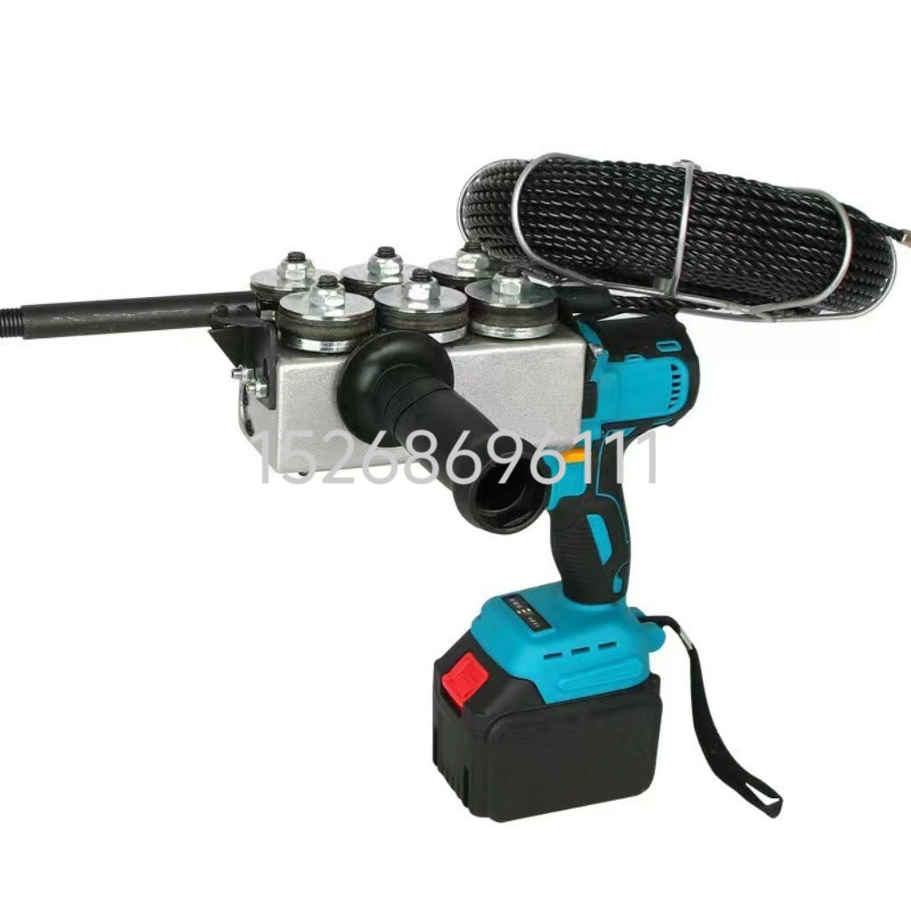 Electrician wire pulling, concealed pipe wire threading machine, fully automatic wire threading machine, concealed wire electric wire pulling tool, lithium battery wire threading machine Specification image
