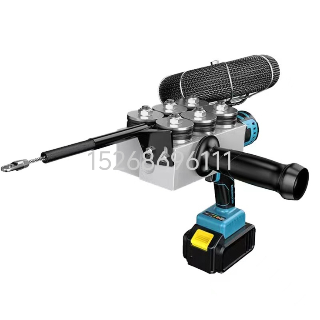 Wire threading tool, lithium battery wire threading machine, fully automatic electrical universal steel wire threading tool, electric wire pulling and threading wonder tool, threading machine, threading tool