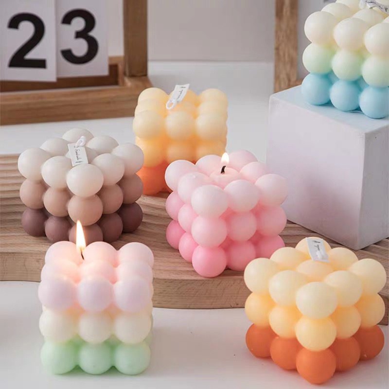 Zhejiang Bianyan Magic Cube Scented Soybean Candles Wedding Banquet Souvenirs Valentine's Day Gifts Birthday Gifts Shaped Ornaments Candles Scented Candles Birthday Candles Scented Candles Scented Candles Scented Candles Christmas Candles Craft Candles Application Scenario