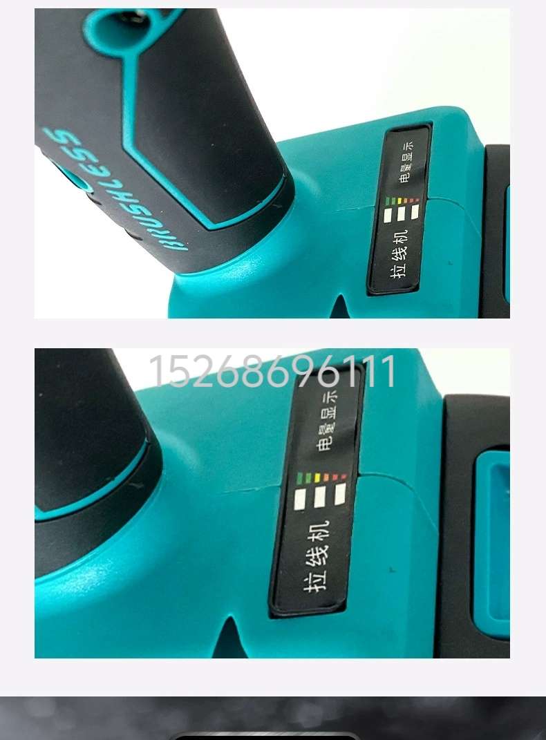 Electric wire threading device, lithium battery fully automatic wire threading machine, wire leader, electrician wire laying, wire stringing, wire pulling device, pipe threading machine detail image 11