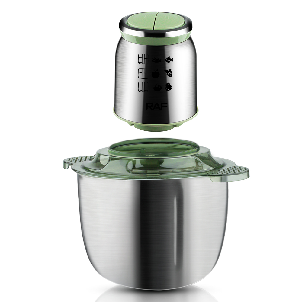 RAF European standard cross-border electric meat grinder, household multi-functional filling and mixing food processor, small meat minder 3L Application Scenario
