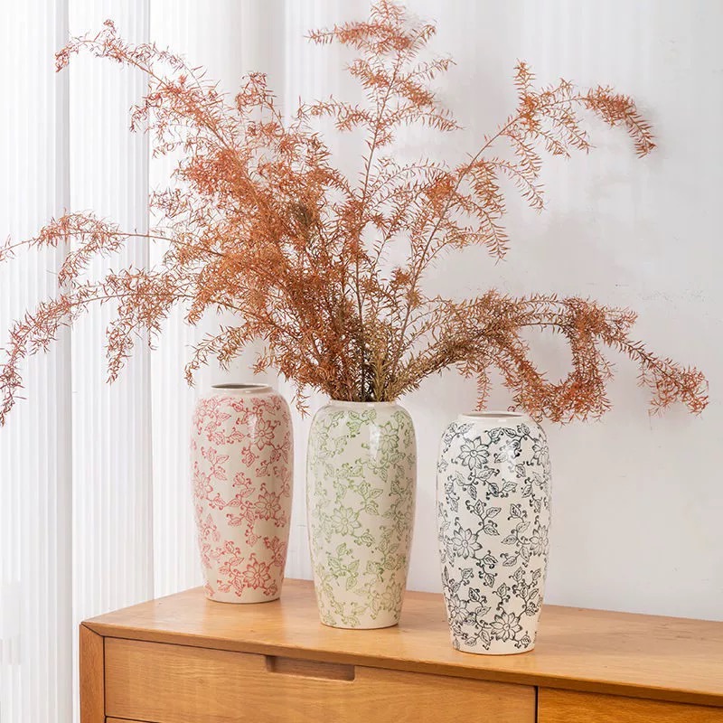 青花瓷纹蝴蝶兰陶瓷花盆中国风室内装饰复古瓷器绿植花卉通用盆花瓶陶瓷花瓶花瓶装饰干花插花花瓶摆件瓷花瓶简约花瓶详情10