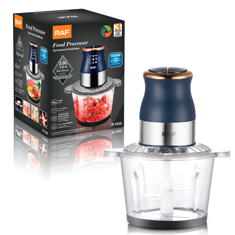 RAF European standard cross-border household electric meat grinder, glass visible stuffing grinder, garlic grinder, meat grinder, 3L details Picture