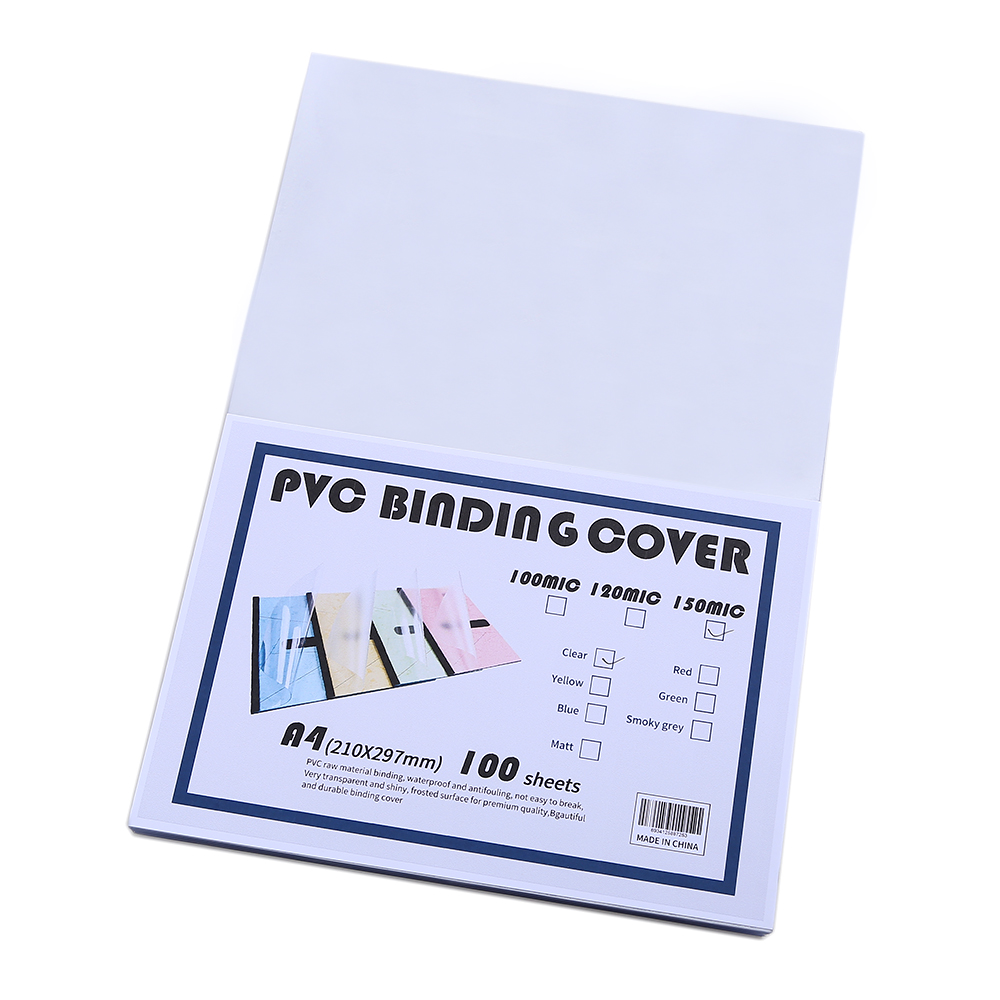 PVC Binding Film, transparent 0.15mm thick film Item Picture