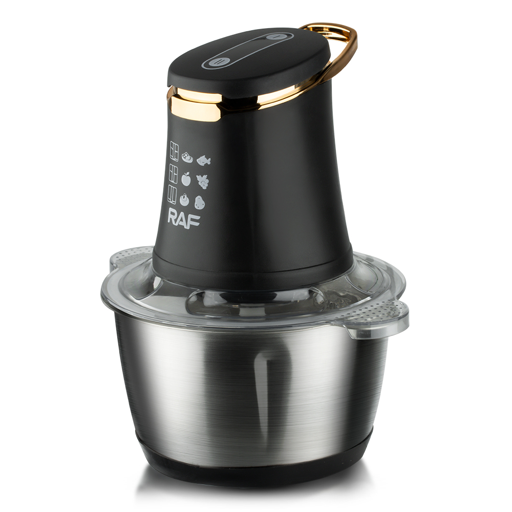 RAF European standard cross-border electric meat grinder, household stainless steel multi-functional food processor, meat grinder, meat mixer and stuffing grinder Item Picture