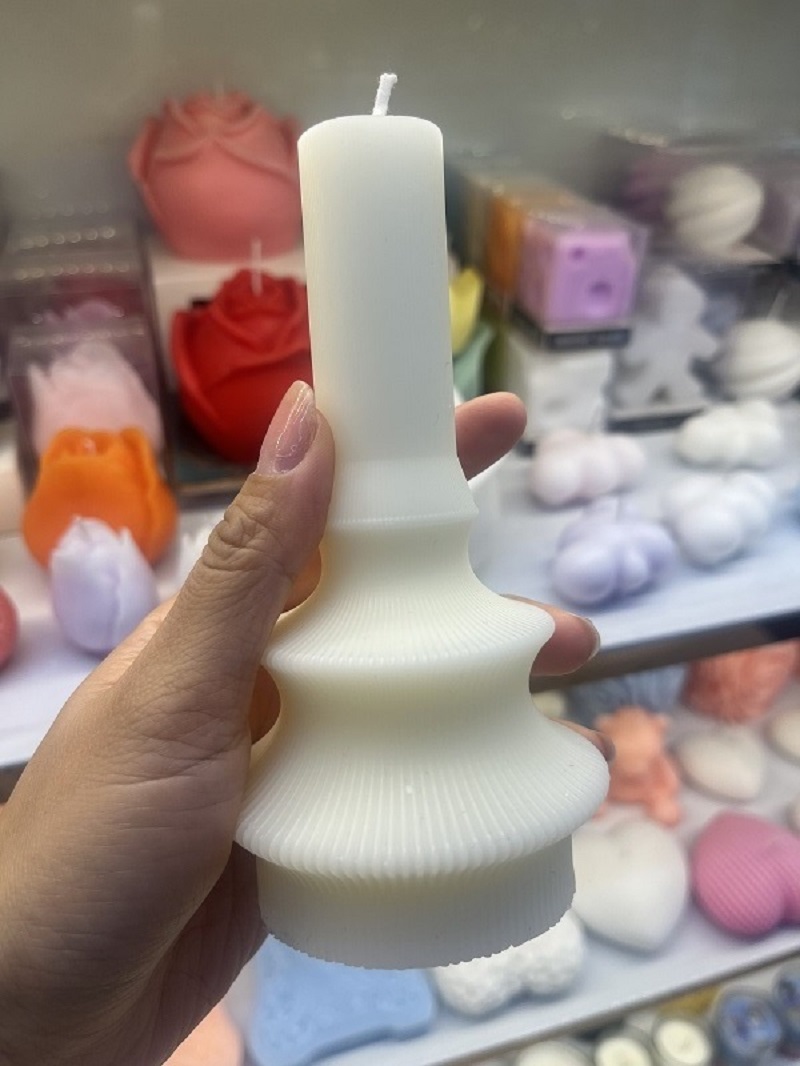 螺旋几何竖条伴手礼婚礼香氛礼物candle创意手工造型蜡大豆蜡摆件蜡烛香薰蜡烛生日蜡烛香氛蜡烛香氛蜡烛香薰工艺蜡烛详情2