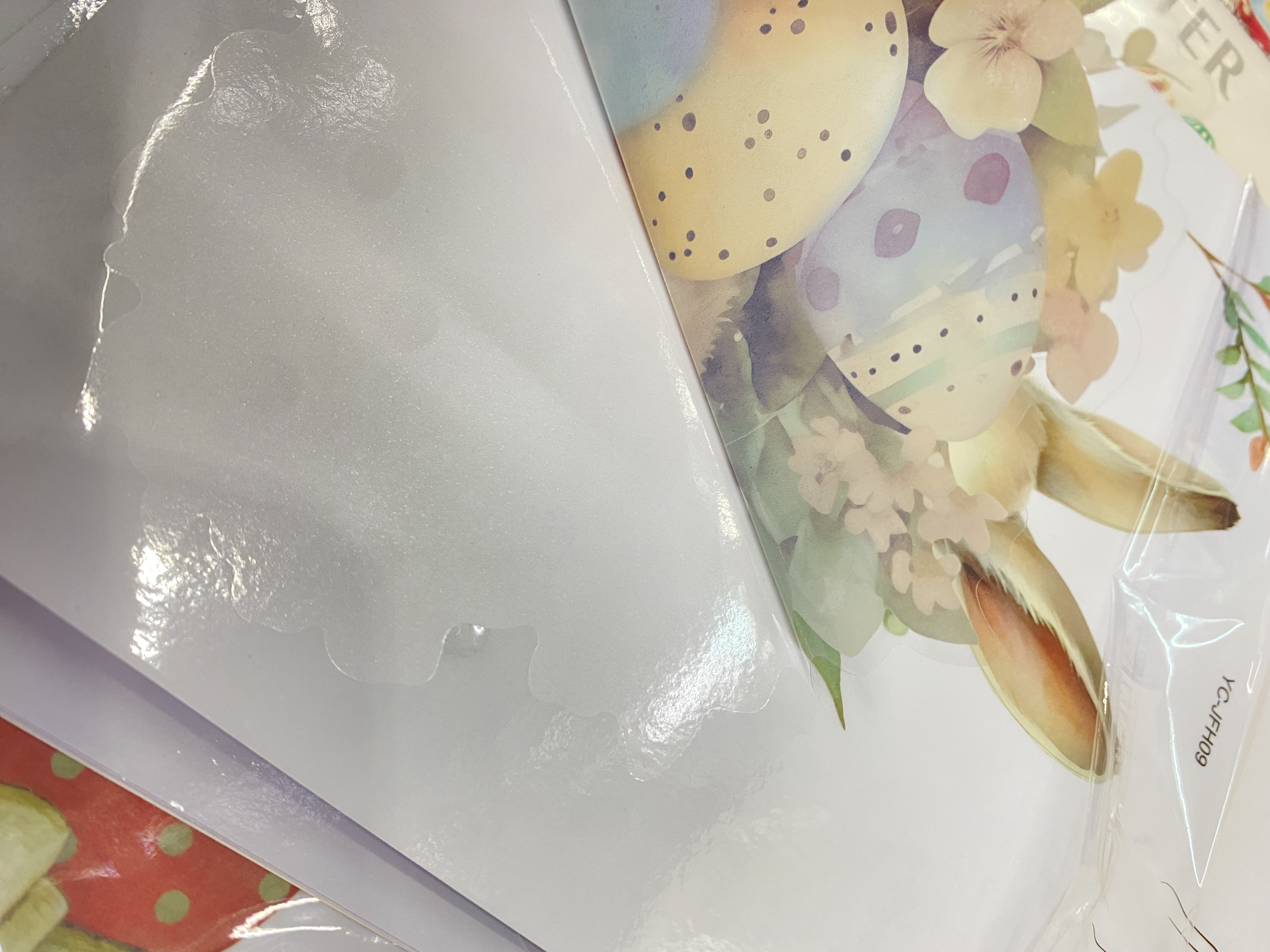 Cross-border decorative stickers and pictures can be freely pasted. Easter static film stickers, decorative wall stickers, party decorative stickers Item Picture