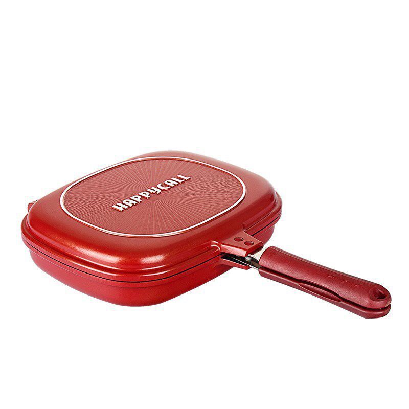 aluminum nonstick double fry pan Cast aluminum non-stick double-sided pan Double-sided baking tray Application Scenario