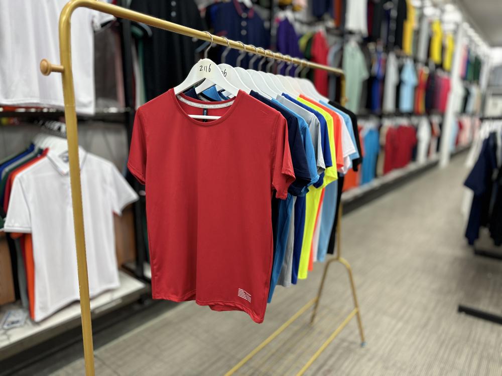 夏季冰丝短袖T恤文化衫工服详情1