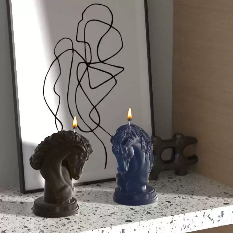 香氛/蜡烛香薰/红光莲花灯/工艺蜡烛/圣诞蜡烛白底实物图