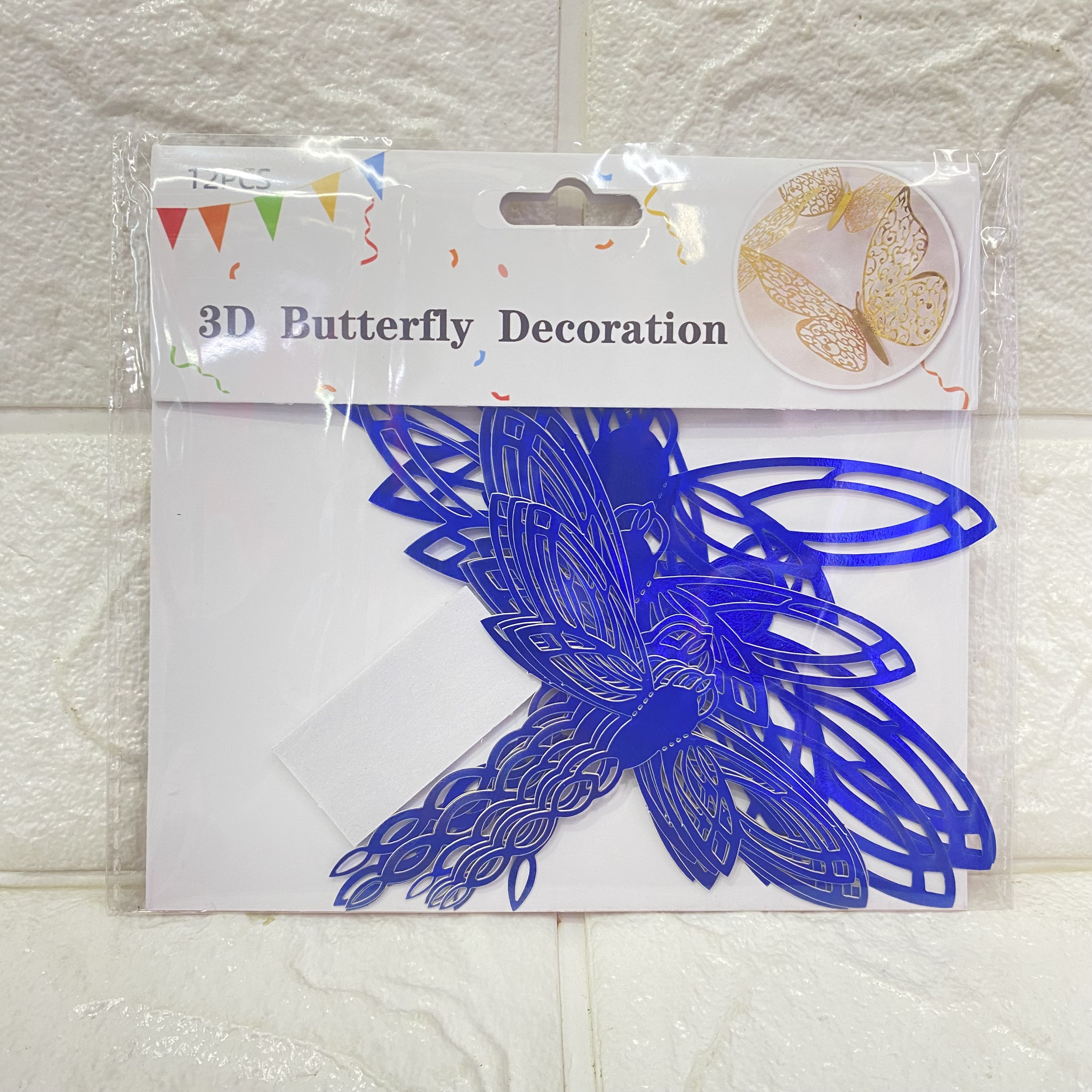 Single-layer simulation dragonfly 3D stereoscopic garden decoration, waterproof stickers for living room and bedroom decoration
