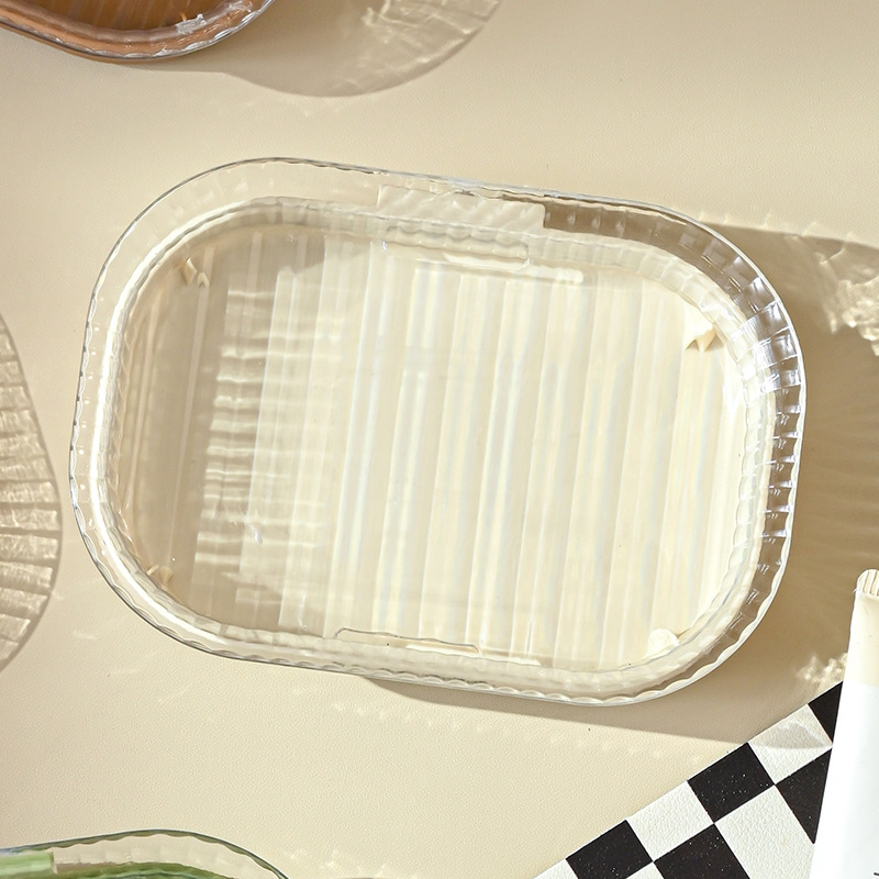 M73-2916 Double-layer soap box wall-mounted soap box in stock wholesale. Bottom prism-shaped anti-slip box, no need for drilling wall-mounted