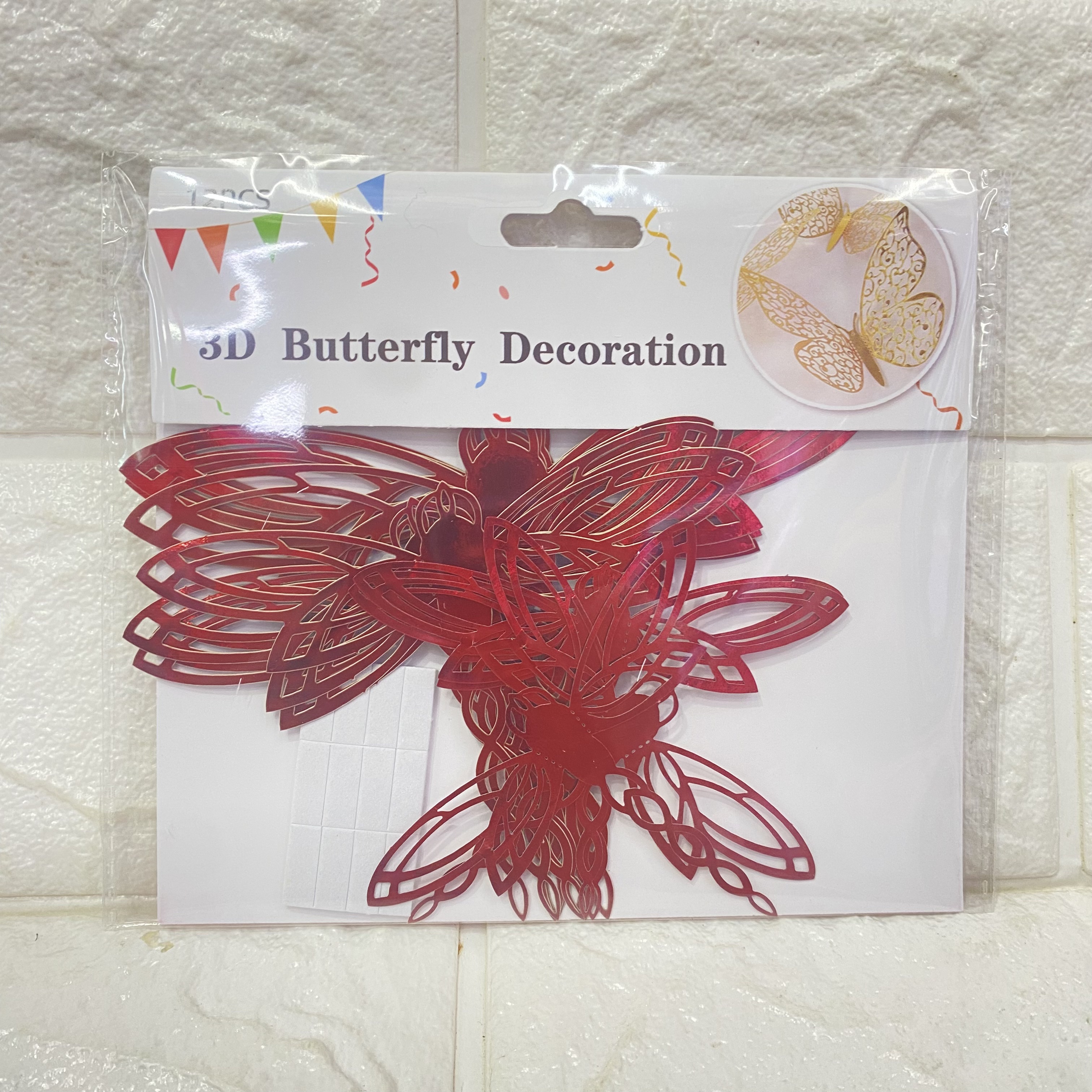 Single-layer simulation dragonfly 3D stereoscopic garden decoration, waterproof stickers for living room and bedroom decoration details Picture