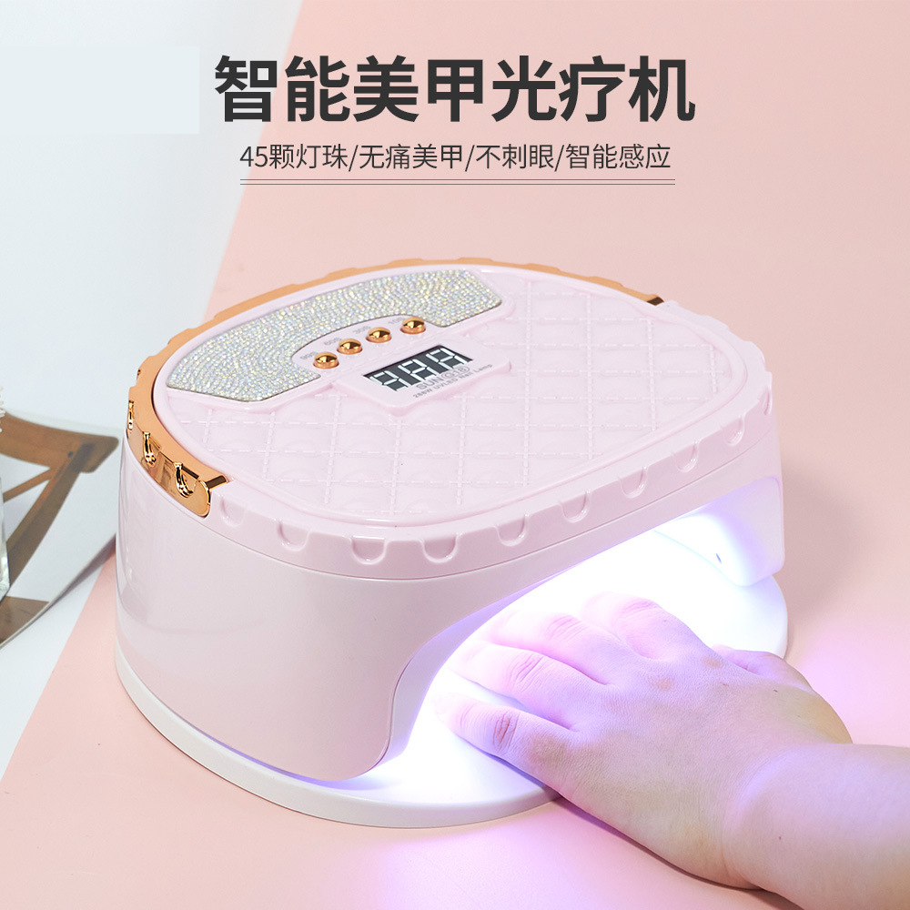 High-end nail art baking light therapy machine, quick-drying nail polish glue, non-blackening hand baking light, led drying machine, nail salon tools full figure