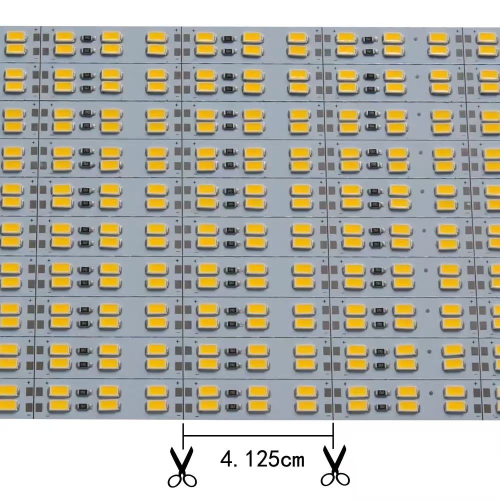 12V LED light strip lighting decorative light 5730 double-row high-brightness hard light strip home decoration vehicle lighting light pic 9