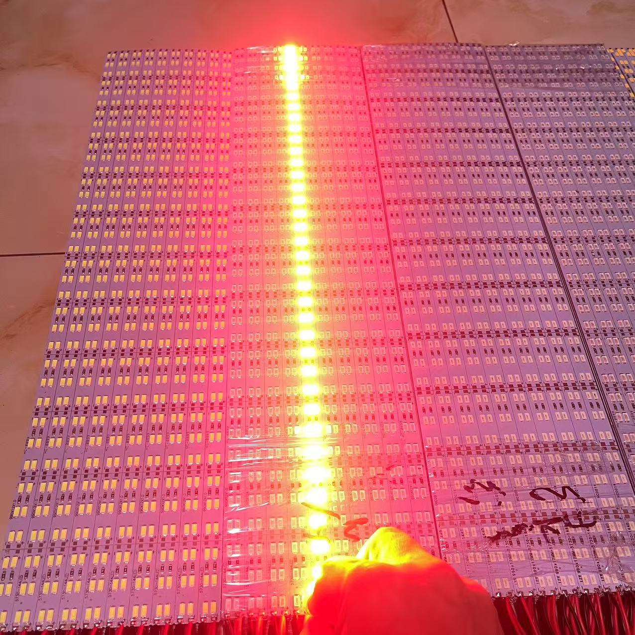 12V LED light strip lighting decorative light 5730 double-row high-brightness hard light strip home decoration vehicle lighting light pic 5