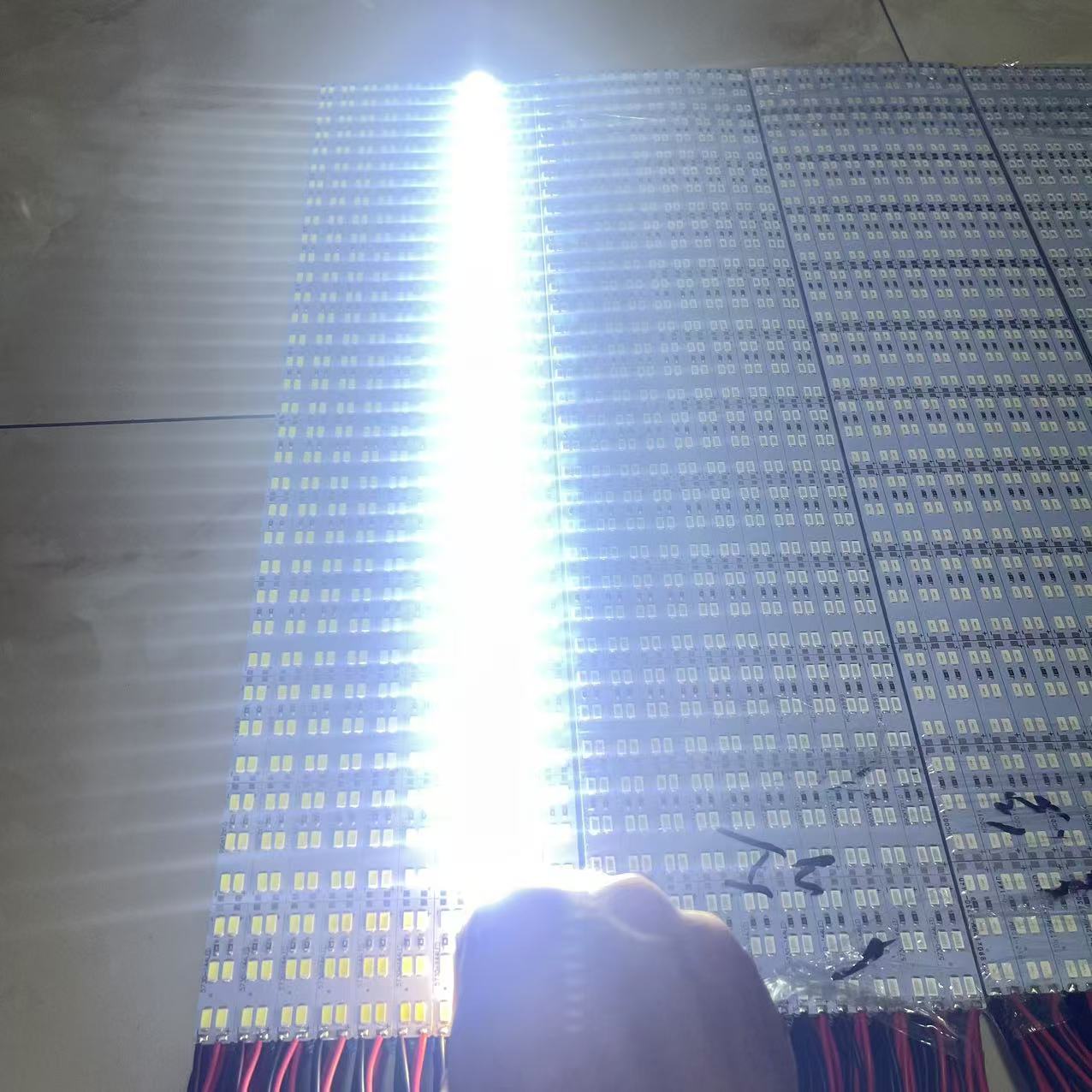 12V LED light strip lighting decorative light 5730 double-row high-brightness hard light strip home decoration vehicle lighting light pic 7
