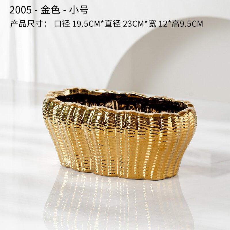 New ceramic flower POTS for gardening, Phalaenopsis succulents, living room, courtyard, hotel, flower POTS and vases pic 8