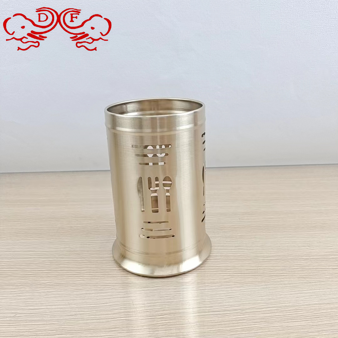 DF99383 Korean-style stainless steel chopstick holder thickened 筷笼 kitchenware non-magnetic creative barbecue restaurant special edition DF TRADINGHOUSE details Picture