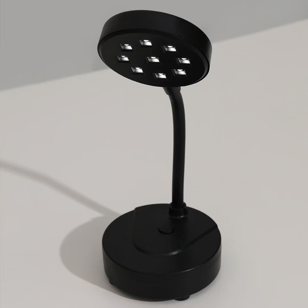 New 12W battery nail sticker lamp, nail desk lamp, nail phototherapy lamp, portable phototherapy lamp, specifically designed for nail stickers Specification drawing