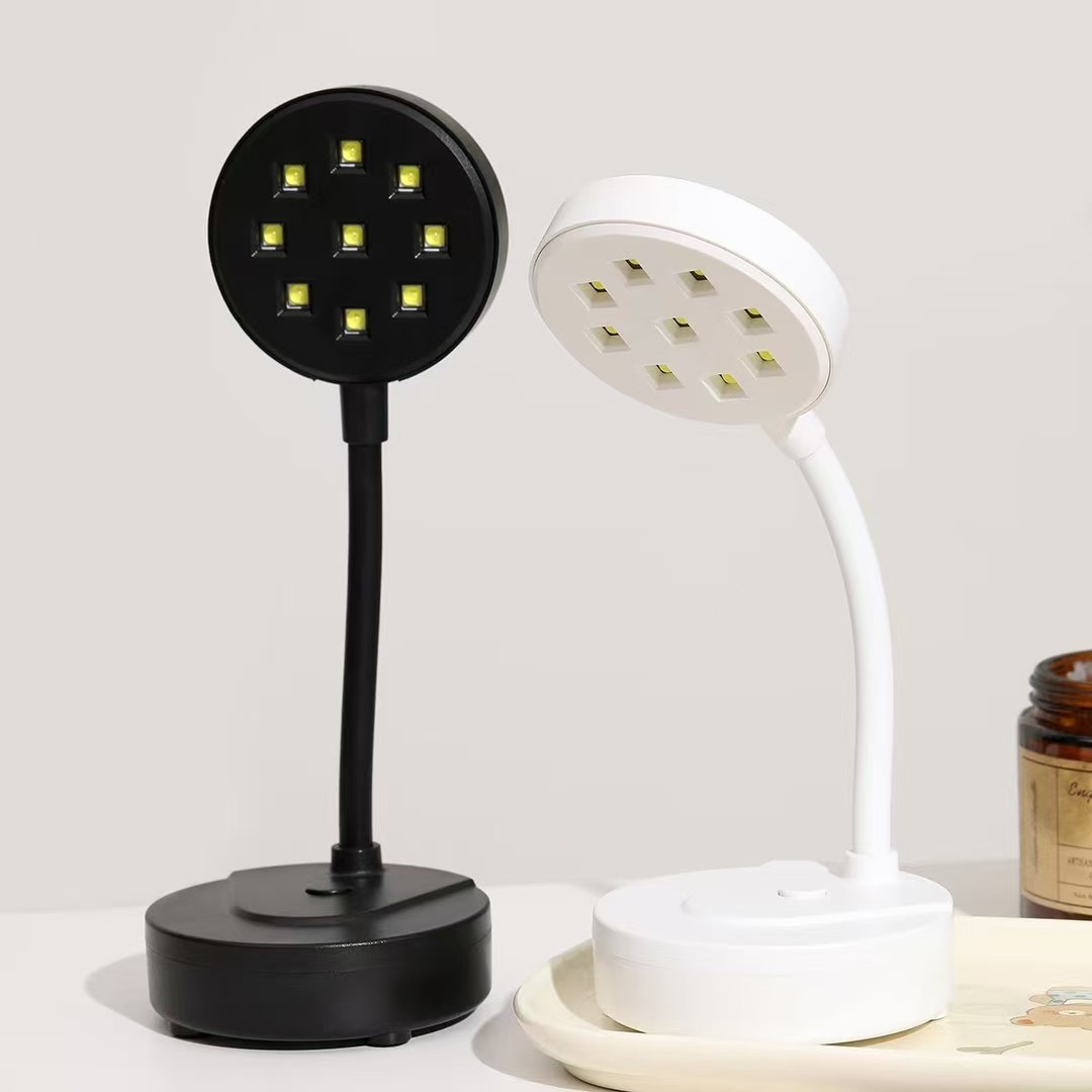 New 12W battery nail sticker lamp, nail desk lamp, nail phototherapy lamp, portable phototherapy lamp, specifically designed for nail stickers Item Picture
