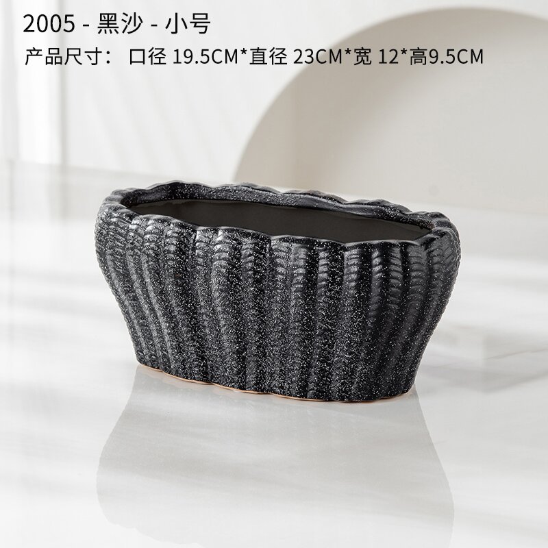 New ceramic flower POTS for gardening, Phalaenopsis succulents, living room, courtyard, hotel, flower POTS and vases pic 7