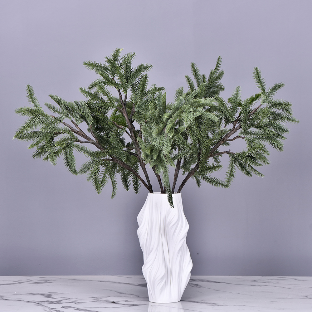 Factory direct sales of simulated touch Perilla leaves, flower arrangements, leaf materials, simulated plants, soft furnishings, wedding and banquet landscaping, and simulated plants 11 details Picture