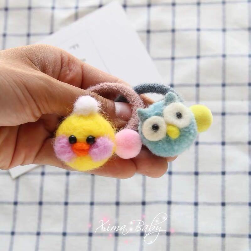 Children's hair accessories, cute wool felt, girls' hair bands, baby hair bands, strawberry hair strings, rabbit radish headwear [1180 Item Picture