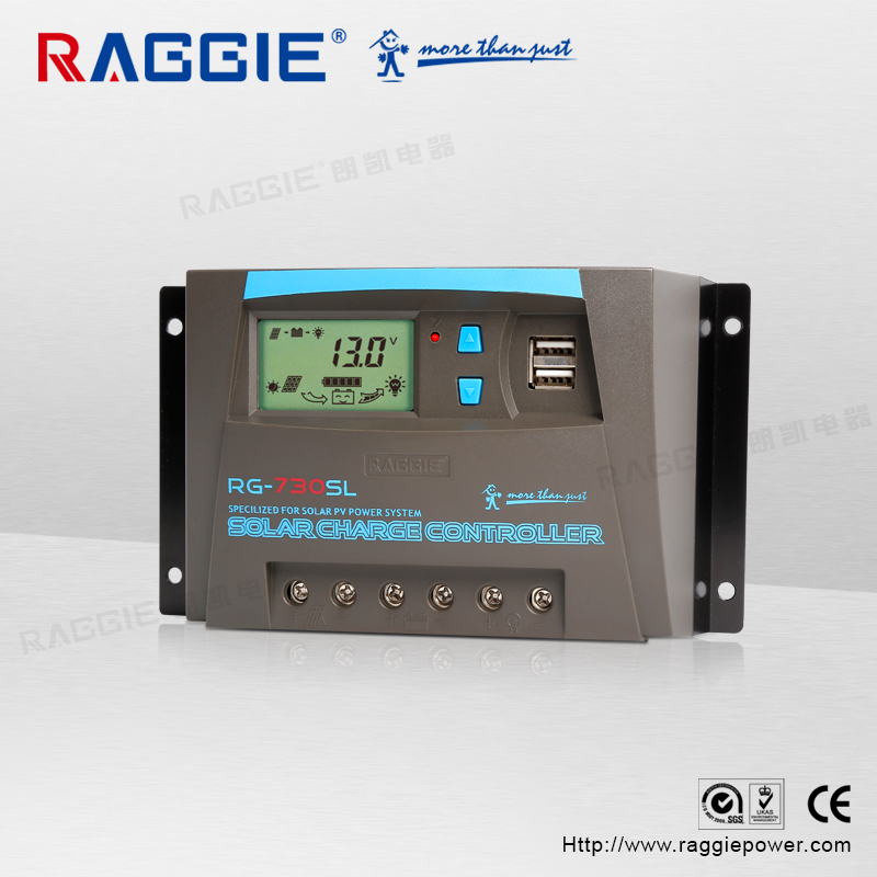 7 Series 30A Controller, Solar Products, Solar Controller, Pwm Controller, Raggie Controller, Intelligent Controller,12V/24V Automatic Switching details Picture