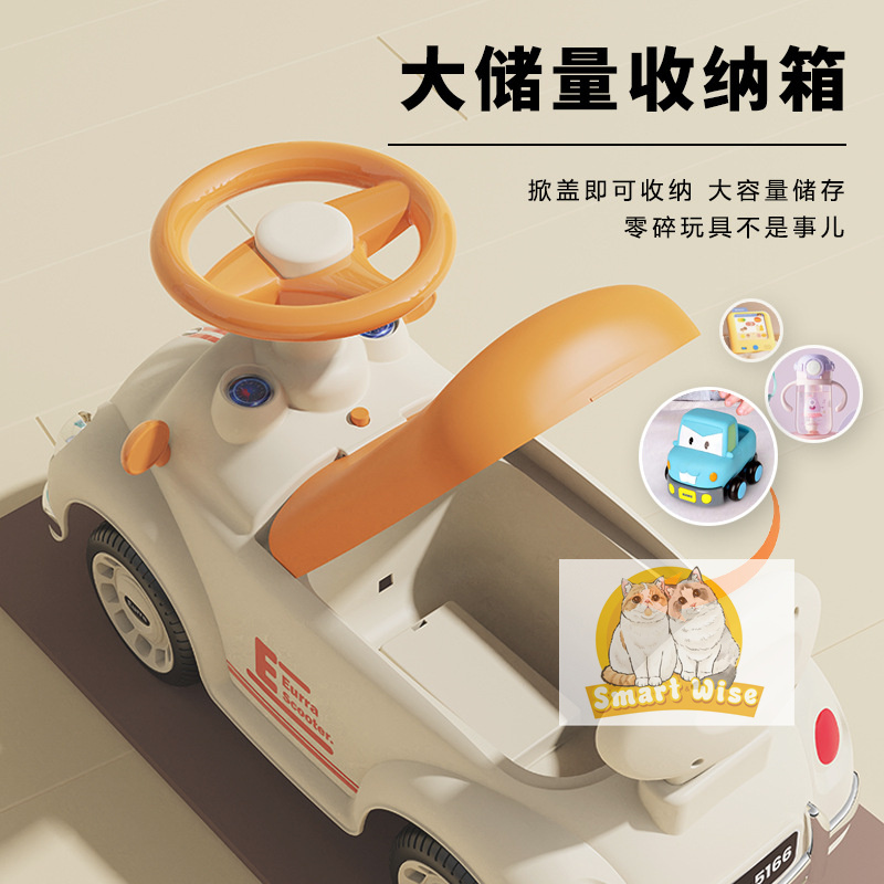 Children's Twister Car 1 To 3 Years Old Four-Wheeled Child Yo-Yo Scooter Scooter Scooter Scooter Scooter One Year Old Gift Baby Scooter Item Picture