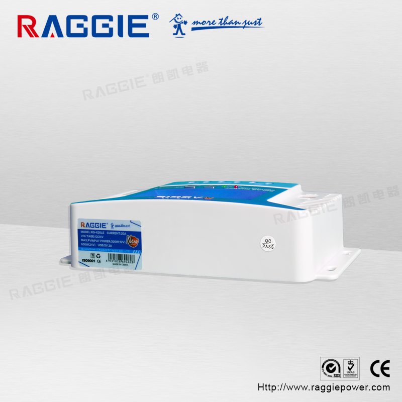 Solar Products, Solar Controller, 20A Controller, Pwm Controller, Raggie Controller, Intelligent Controller,12V/24V Automatic Switching Specification drawing