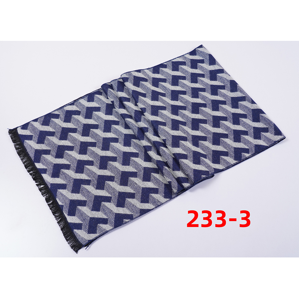 Autumn And Winter New Men's Scarf Lattice Three-Dimensional Warm Europe And The United States Simple Business Leisure Young Neck Manufacturers Wholesale Sample Custom Specification drawing